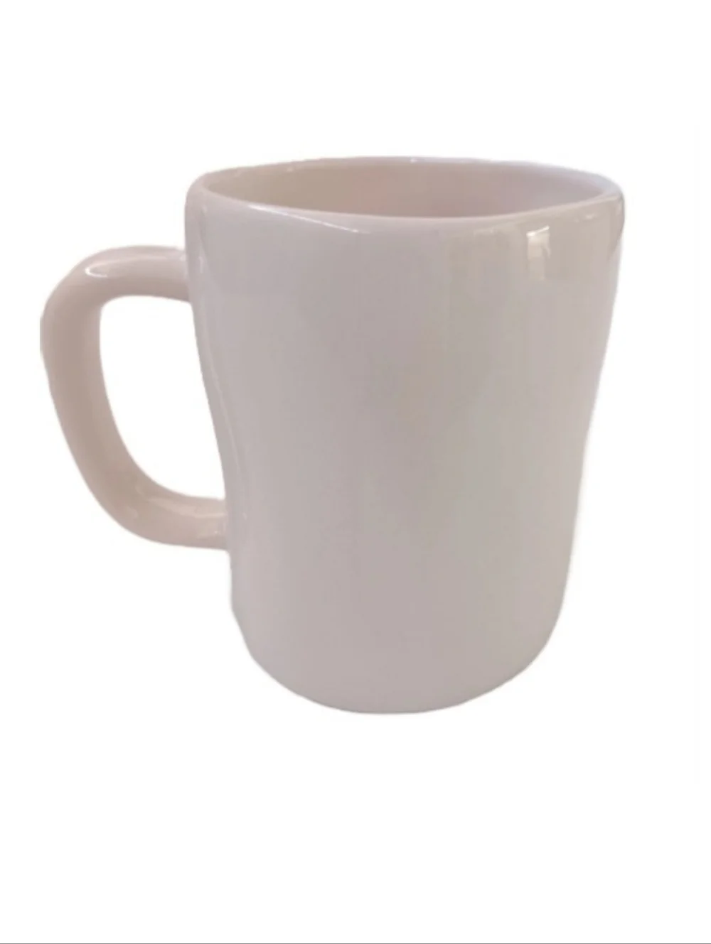 NWOT Rae Dunn Artisan Collection Ceramic White Mug | ALL FOR LOVE